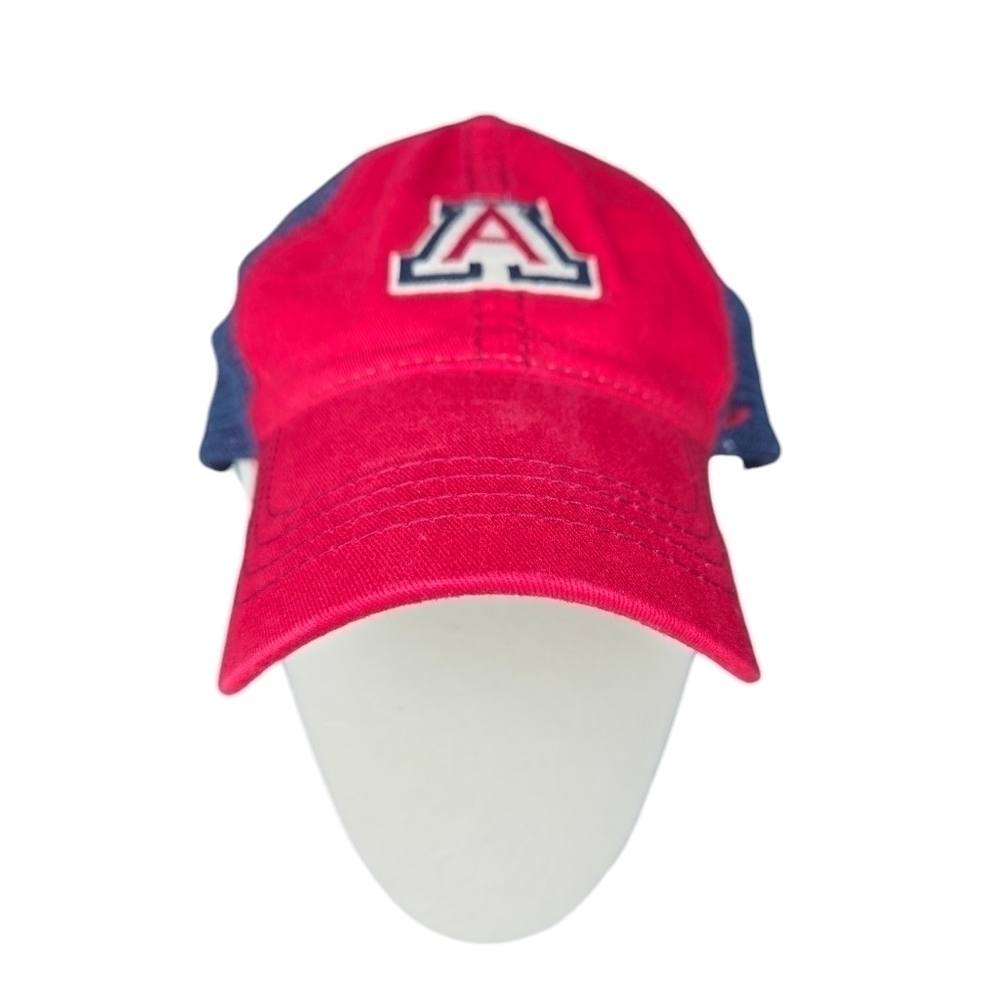 Zephyr Arizona Wildcats Colorblock Embroidered Logo Snapback Baseball Hat Cap